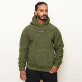 Berlin Cotton Furr Hoodie Green
